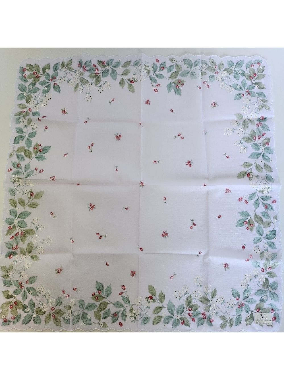 ❤️ Valentino Garavani Handkerchief Cotton Brandnew Authentic #10 💯Cotton